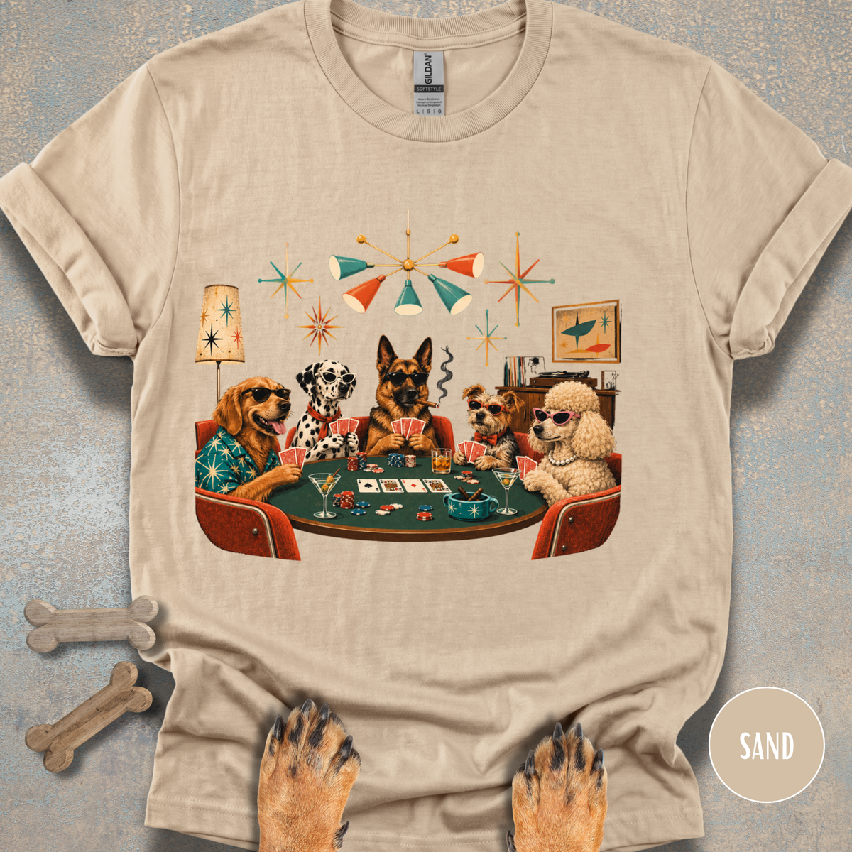 Dogs Playing Poker T-shirt