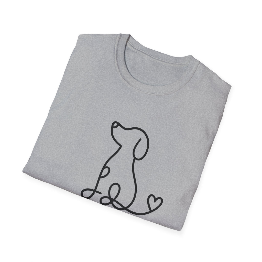 Doodle Dog-black- T-shirt