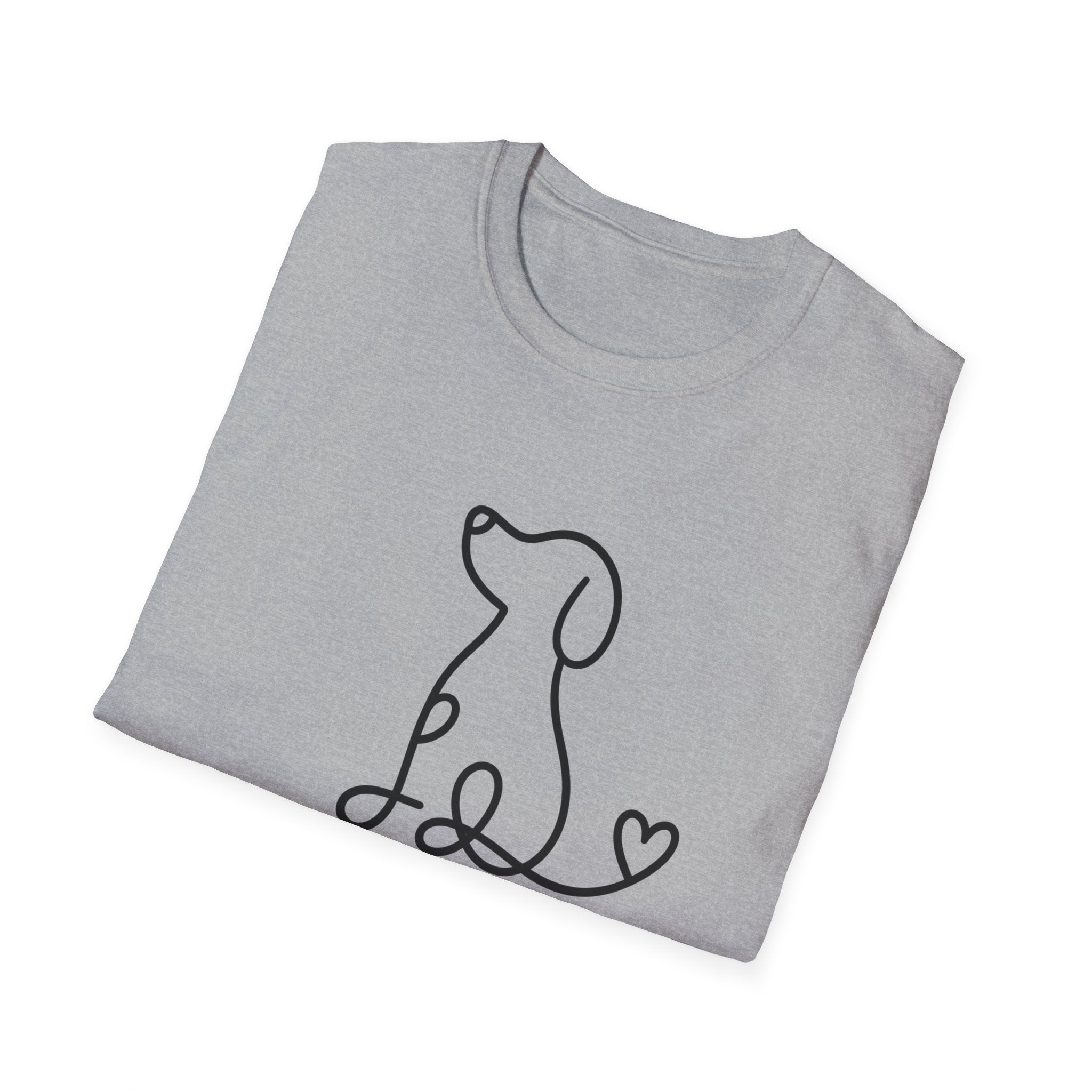 Doodle Dog-black- T-shirt