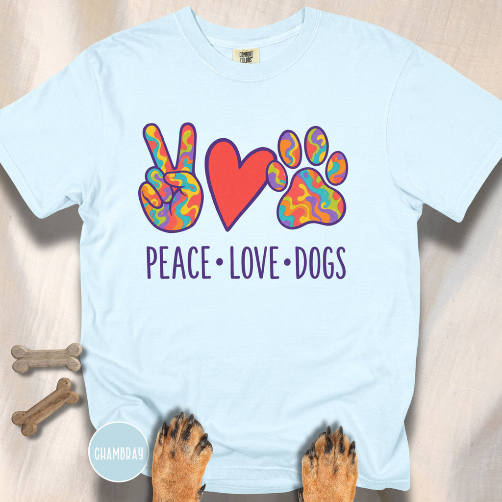 Peace Love Dogs T-shirt
