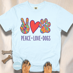 Peace Love Dogs T-shirt