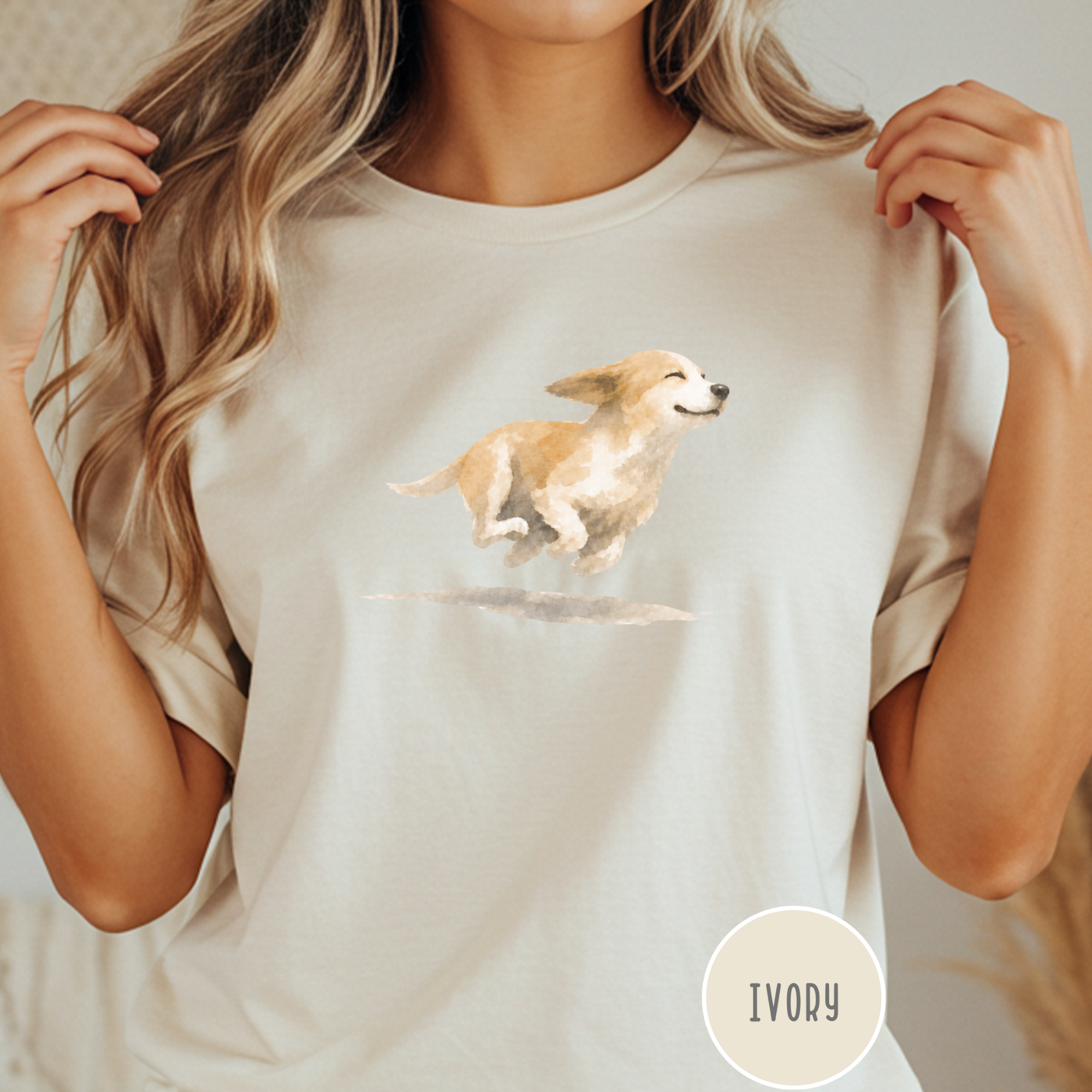 Dog Zoomies Watercolor T-Shirt