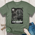 Long-Haired Dachshund Film Noir Movie Poster T-shirt