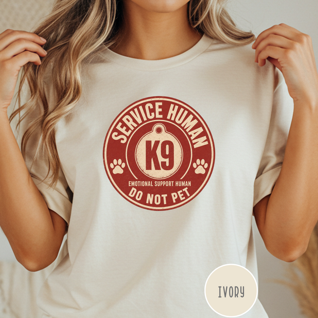 Service Human Do Not Pet  T-shirt