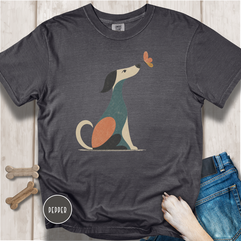 A Dog and a Butterfly T-shirt