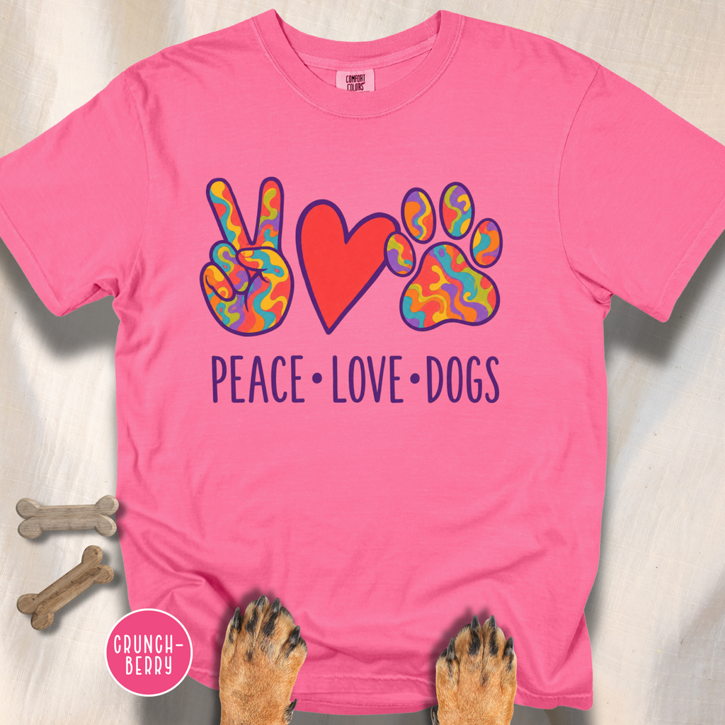 Peace Love Dogs T-shirt