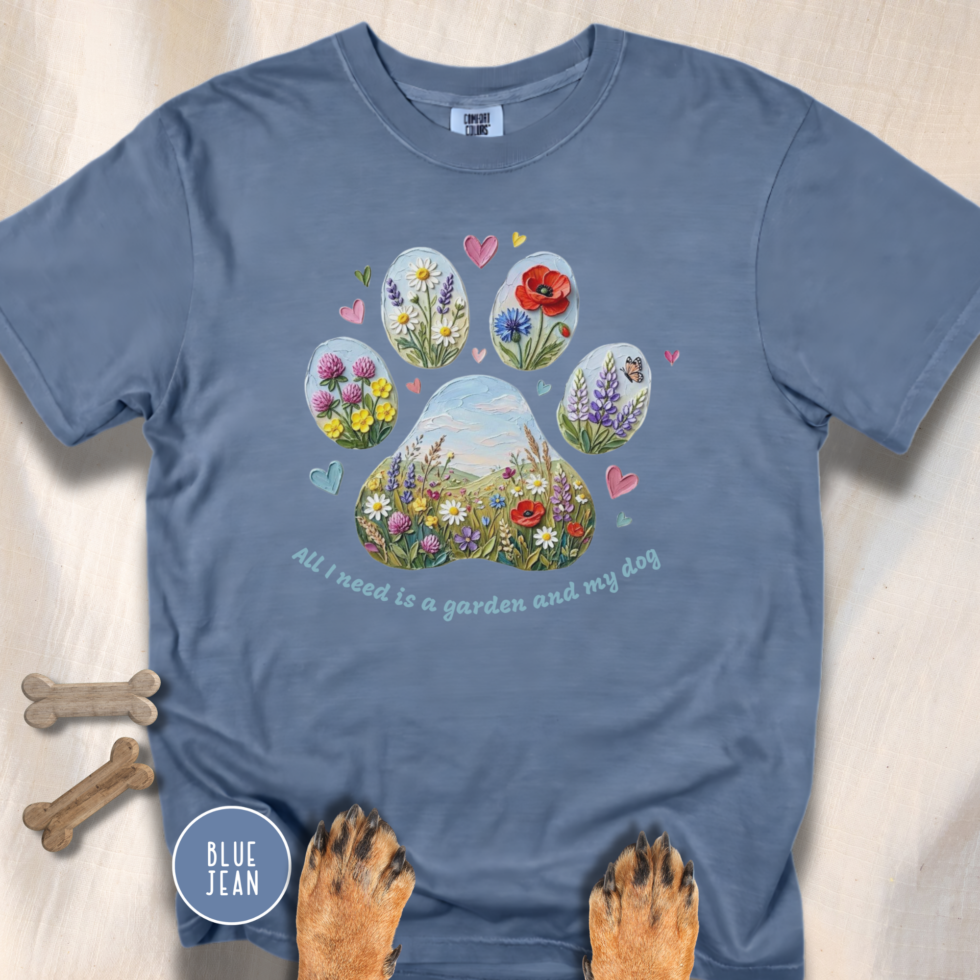 All I Need is a Garden and my Dog T-Shirt