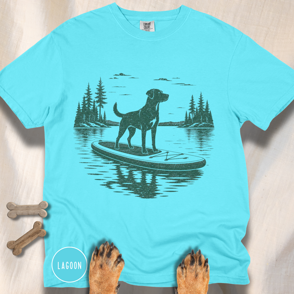 Paddleboard Dog  T-shirt