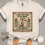 This Better Be Good Needlepoint T-shirt