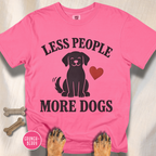 Less People More Dogs T-shirt