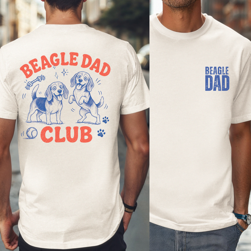 Beagle Dad Club T-shirt