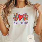 Peace Love Dogs T-shirt