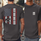 Personalized Best Dog Dad Ever Comfort Colors T-Shirt