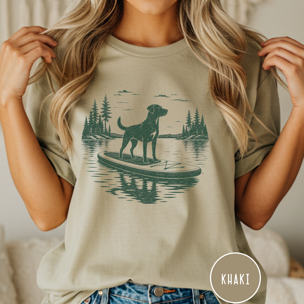 Paddleboard Dog  T-shirt