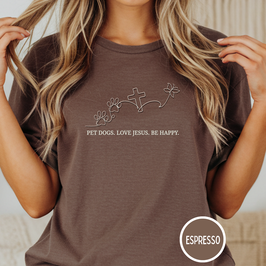 Pet Dogs, Love Jesus T-shirt