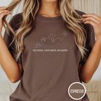 Pet Dogs, Love Jesus T-shirt