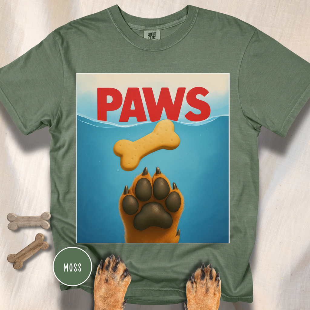PAWS | Funny Dog Movie Parody T-Shirt