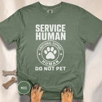 Service Human Do Not Pet T-shirt
