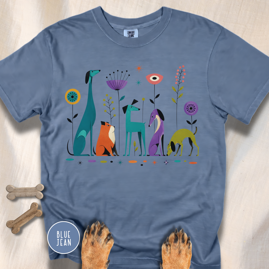 Atomic Dogs in the Garden of Strange T-shirt