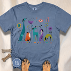 Atomic Dogs in the Garden of Strange T-shirt