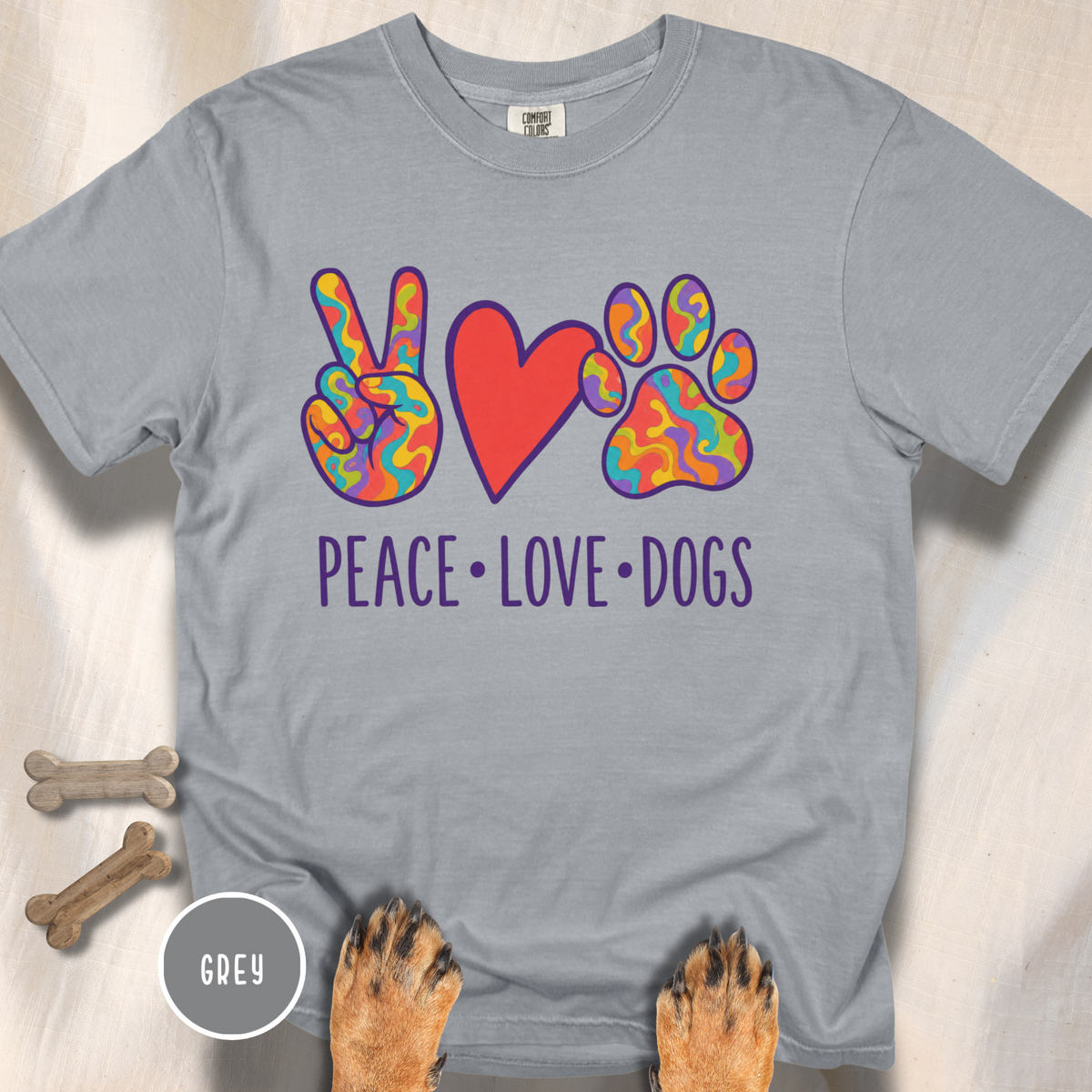 Peace Love Dogs T-shirt