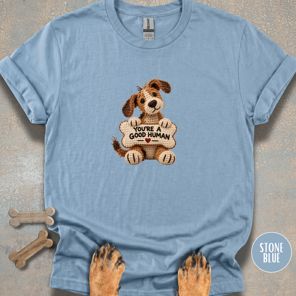 Positive Crochet Pup T-shirt