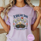 I Dig My Dog Paw Print T-shirt