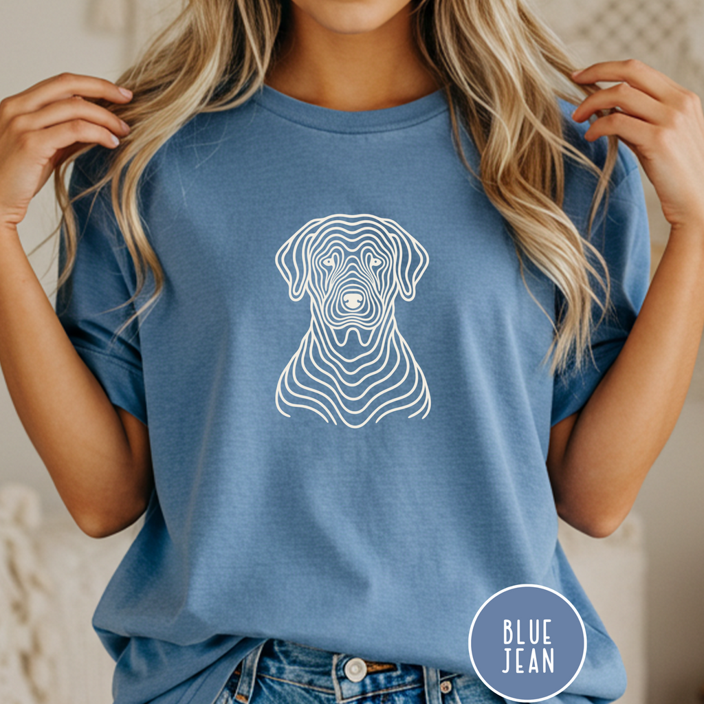'Sup Pup Optical Art T-shirt