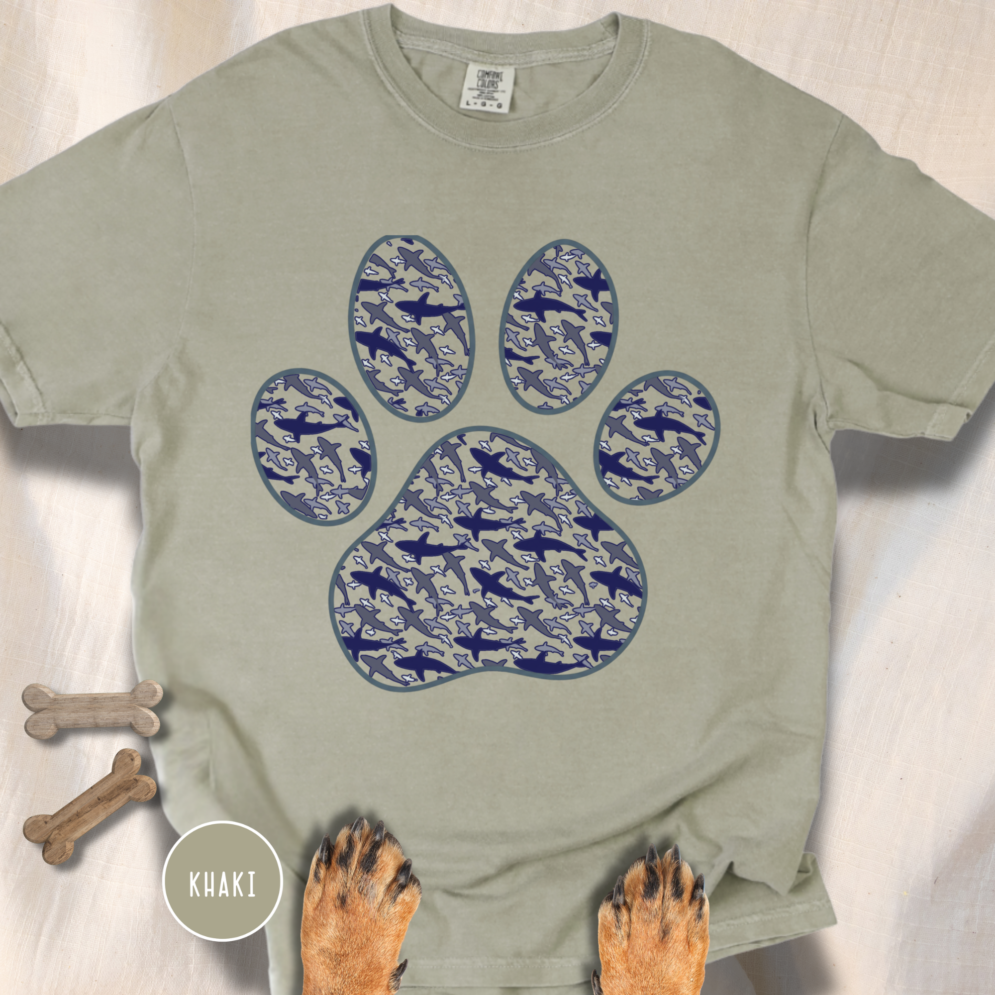 Sharks in the Paw-ter T-shirt