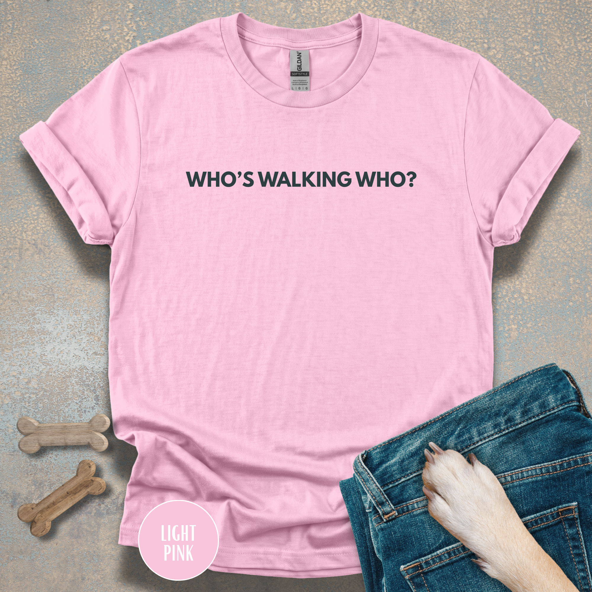 Who’s Walking Who T-shirt