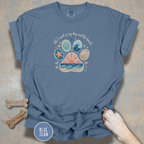 Coastal Dog Lover T-Shirt for Beach Loving Dog Moms