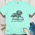 Dachshund The Plot Thickens T-shirt