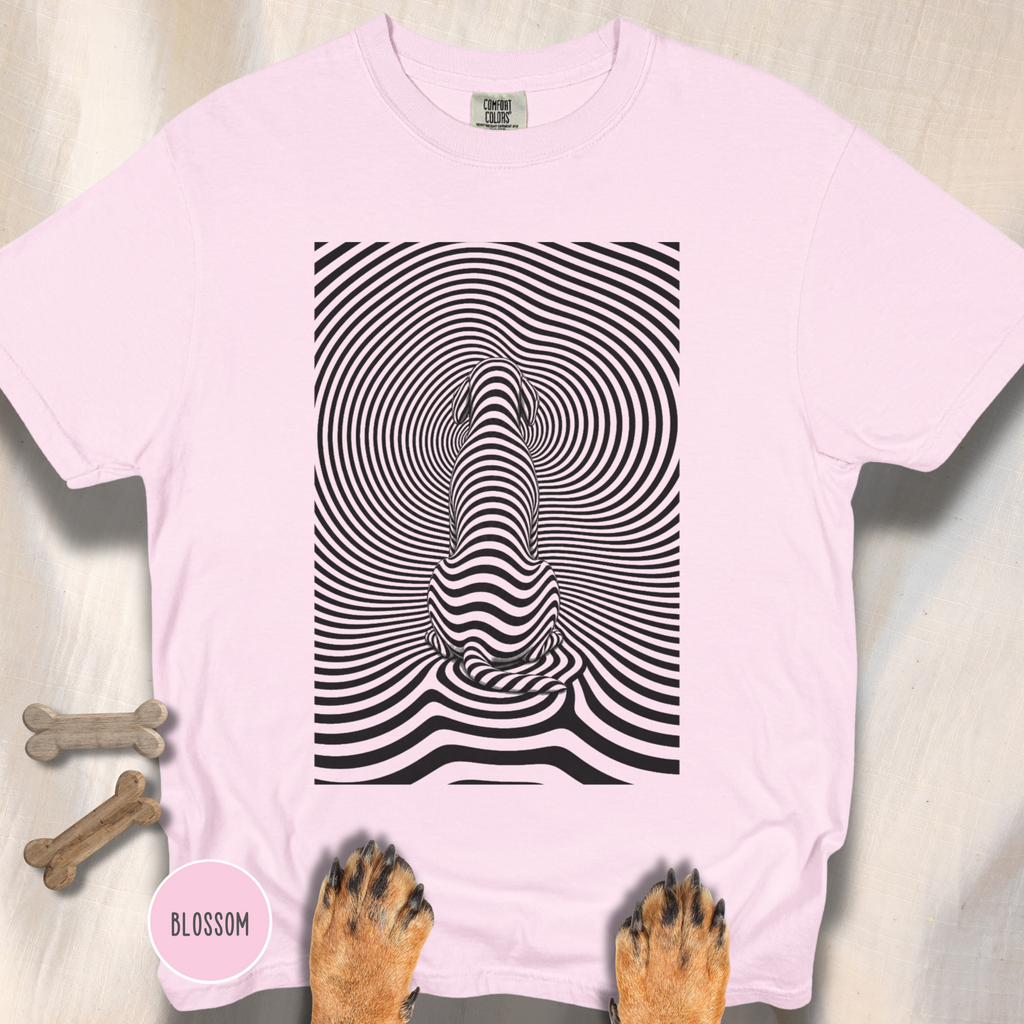 Gazing into Eternity Optical Art T-shirt
