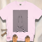 Gazing into Eternity Optical Art T-shirt