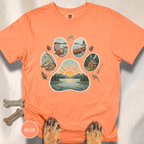 Lake Life Dog Paw T-Shirt