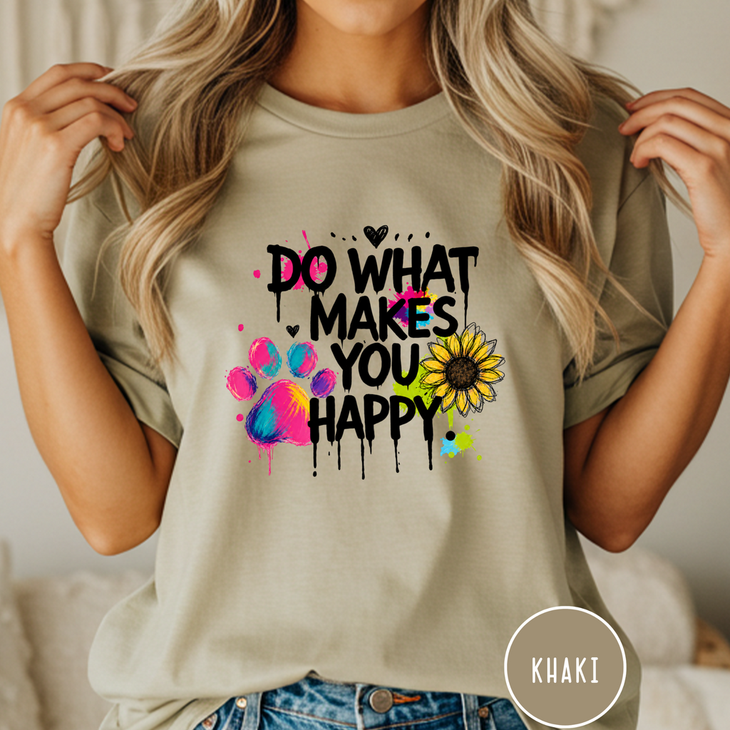 Do What Makes You Happy Sunflower T-shirt
