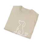 Doodle Dog-white- T-shirt