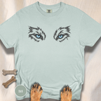 Ice Blue Eyes of the Grey Wolf  T-Shirt