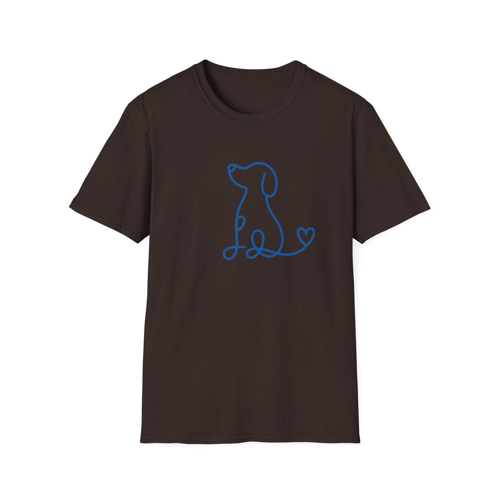 Doodle Dog-blue- T-shirt
