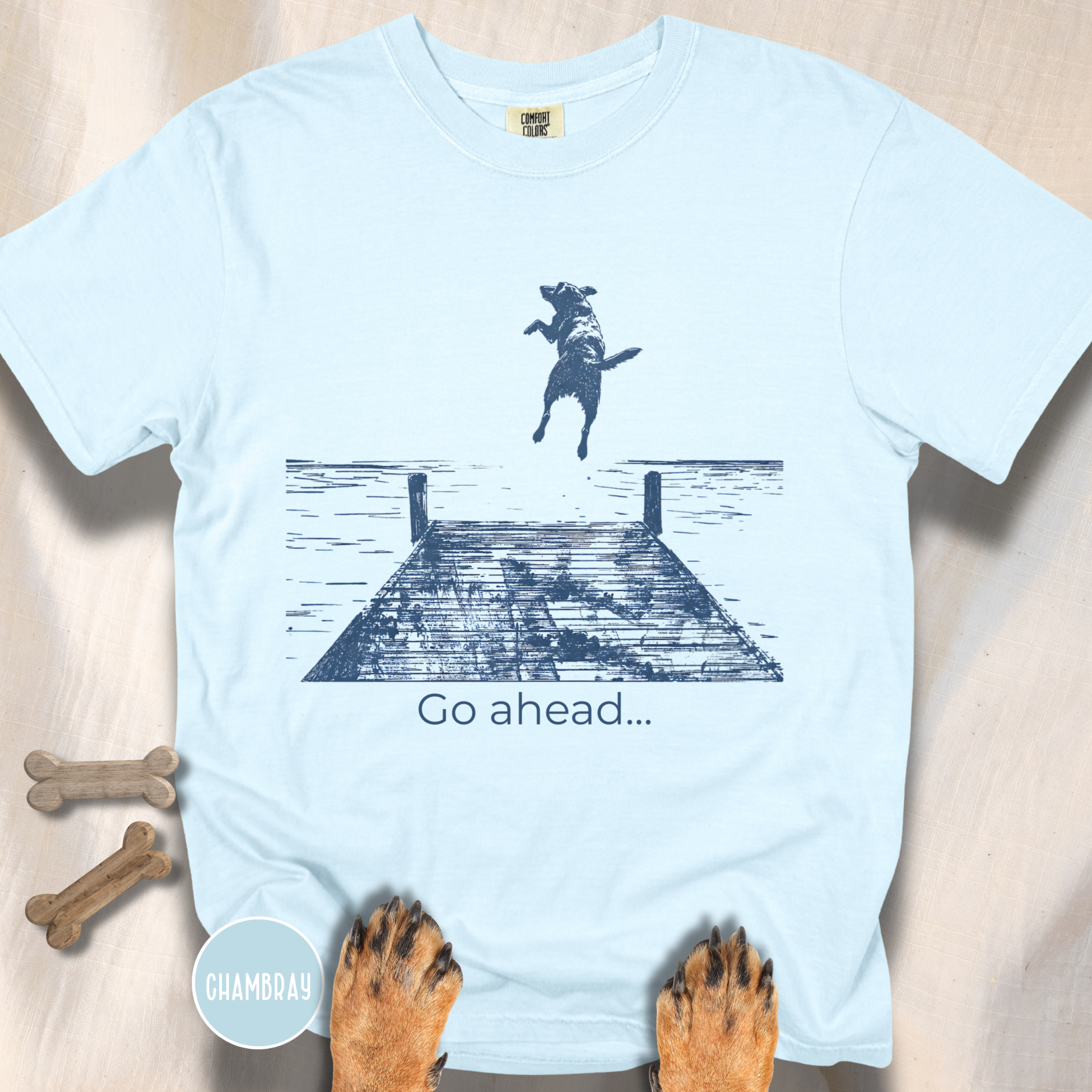 Go ahead...and Jump Dock Dog T-Shirt