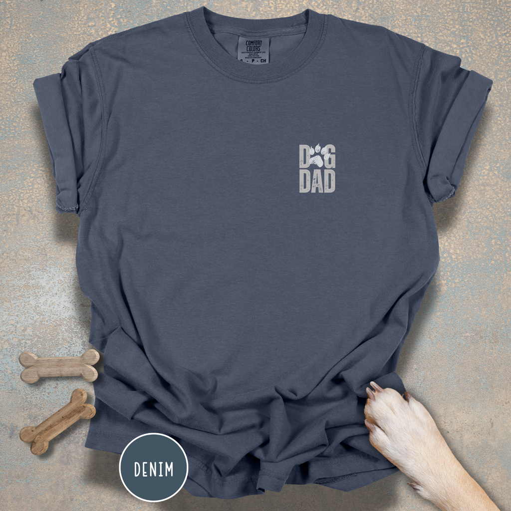 Personalized Best Dog Dad Ever Comfort Colors T-Shirt