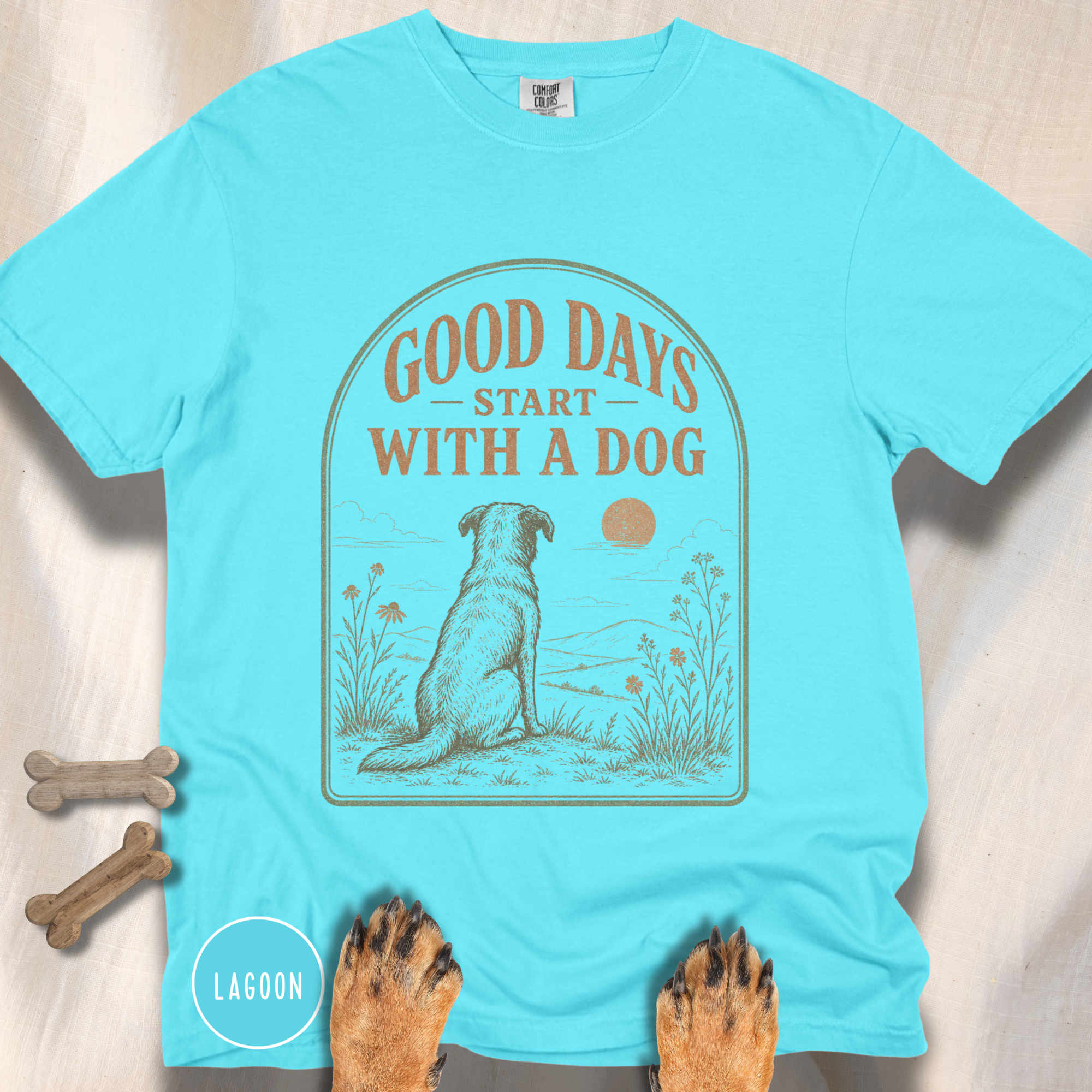 Good Days Start with a Dog  T-shirt