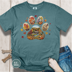 Fall in New England Dog Paw T-shirt