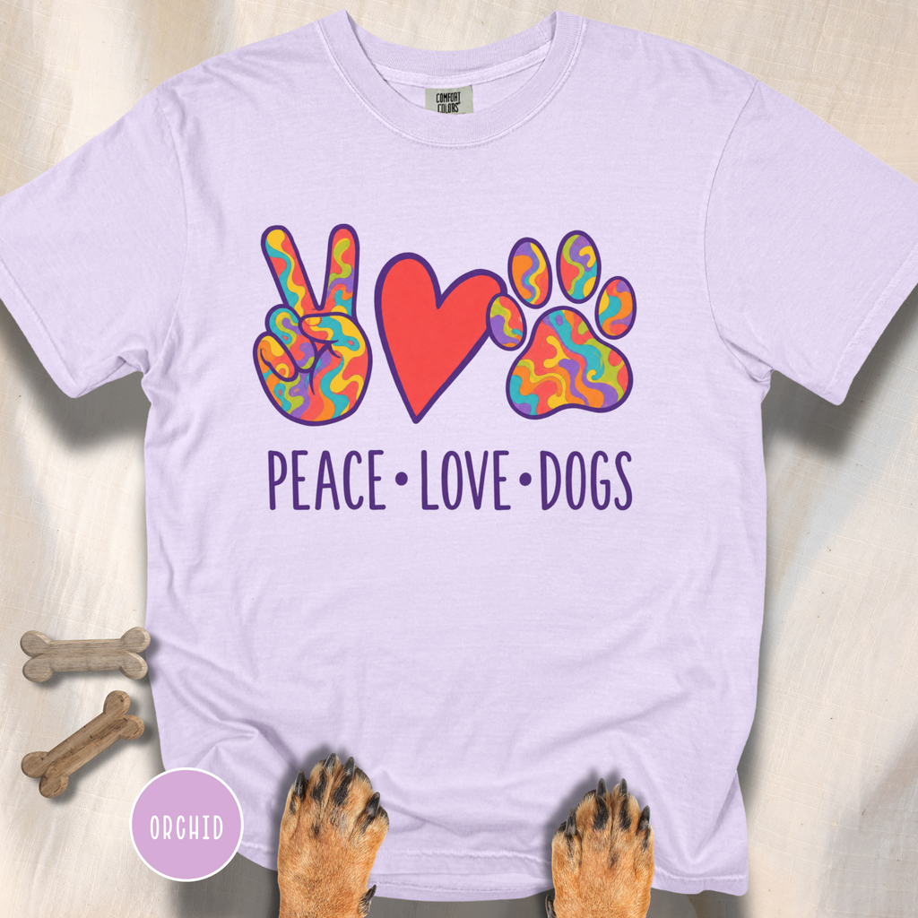 Peace Love Dogs T-shirt