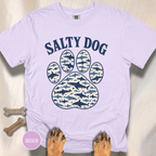 Salty Dog Shark Paw Print  T-shirt