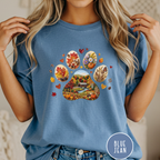 Fall in New England Dog Paw T-shirt