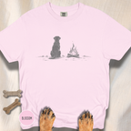 A Dog by the Campfire  T-Shirt