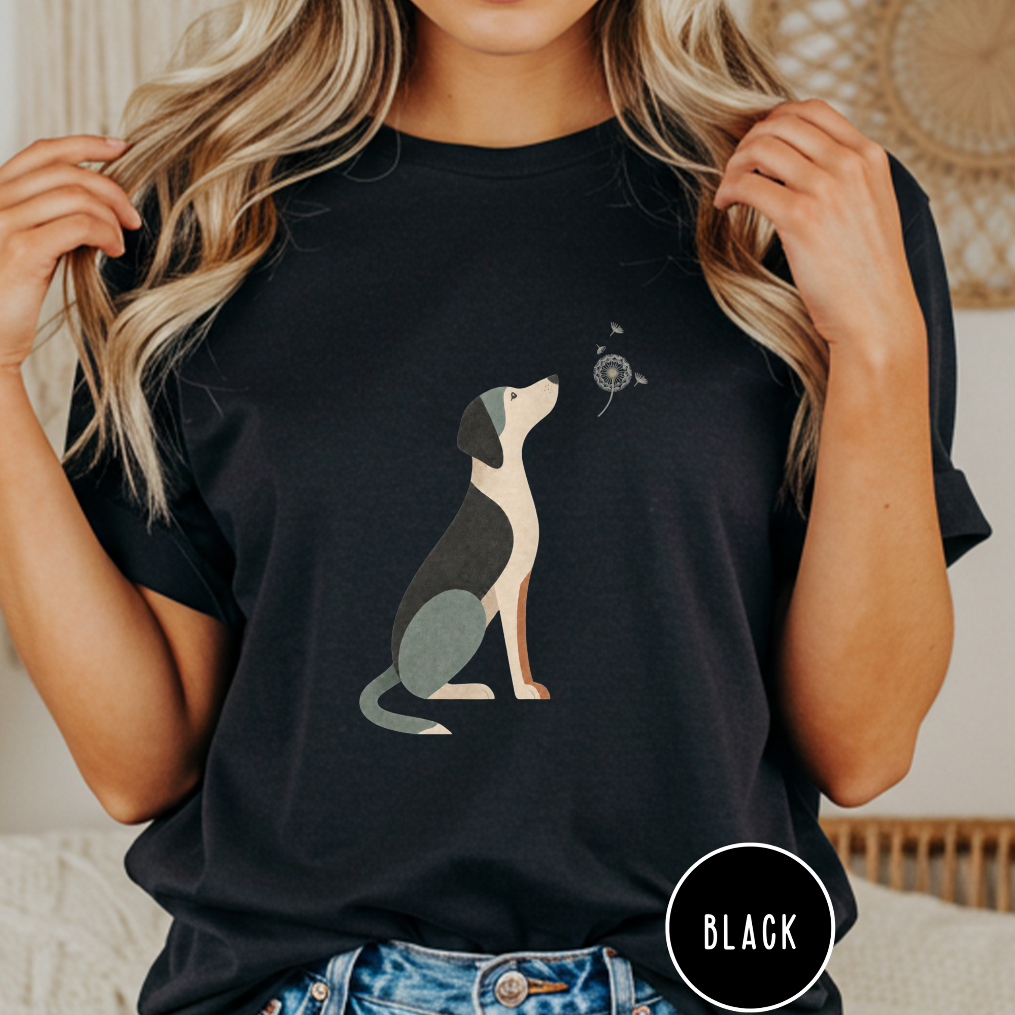 A Dog and a Dandelion T-shirt