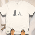 A Dog by the Campfire  T-Shirt