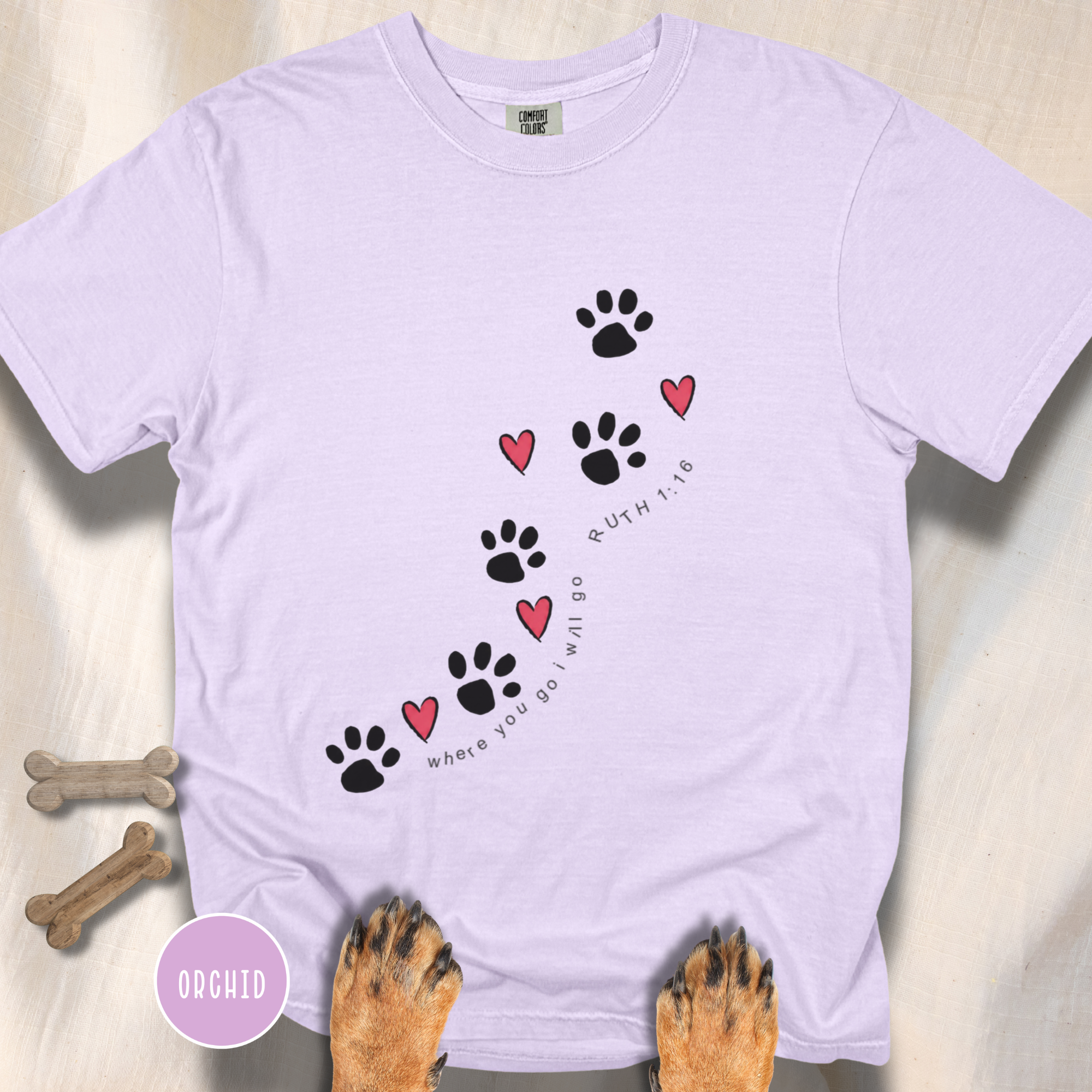 Paws and Hearts Trail T-shirt